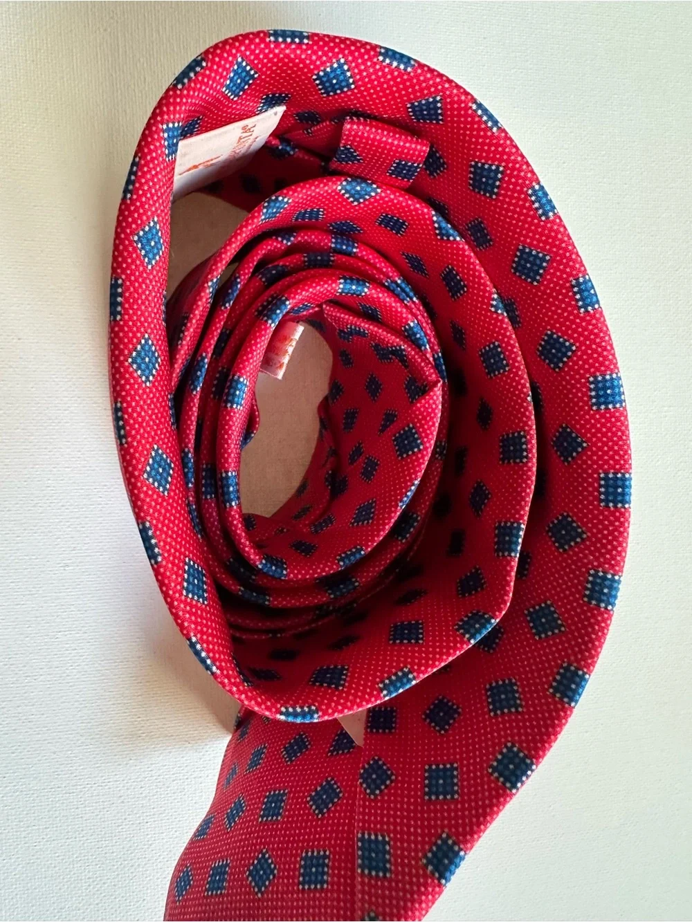 Italian Dolcepunta silk tie